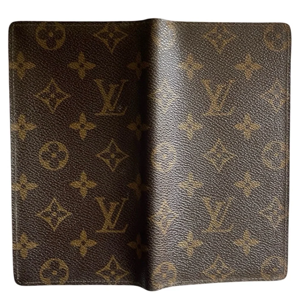 Louis Vuitton Monogram Porte Cartes Brazza Credit Yen Bifold Long Wallet Unisex